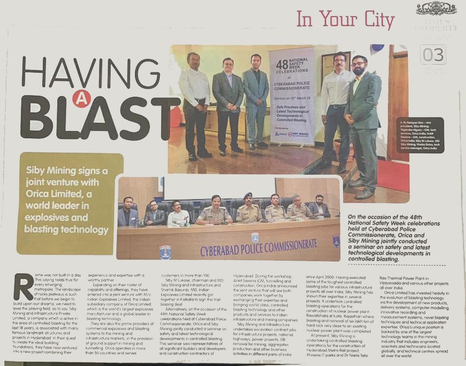 Siby Mining News In Times of India